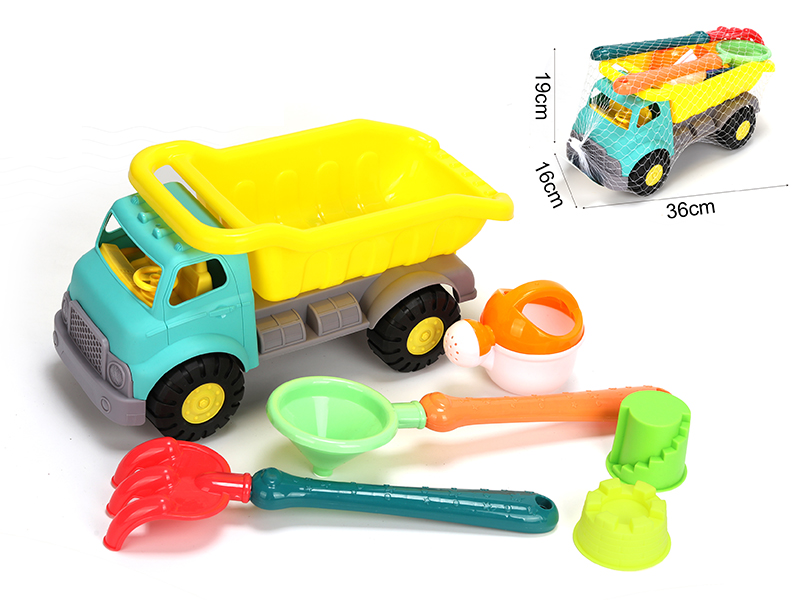 6PCS Medium Beach Truck Set
