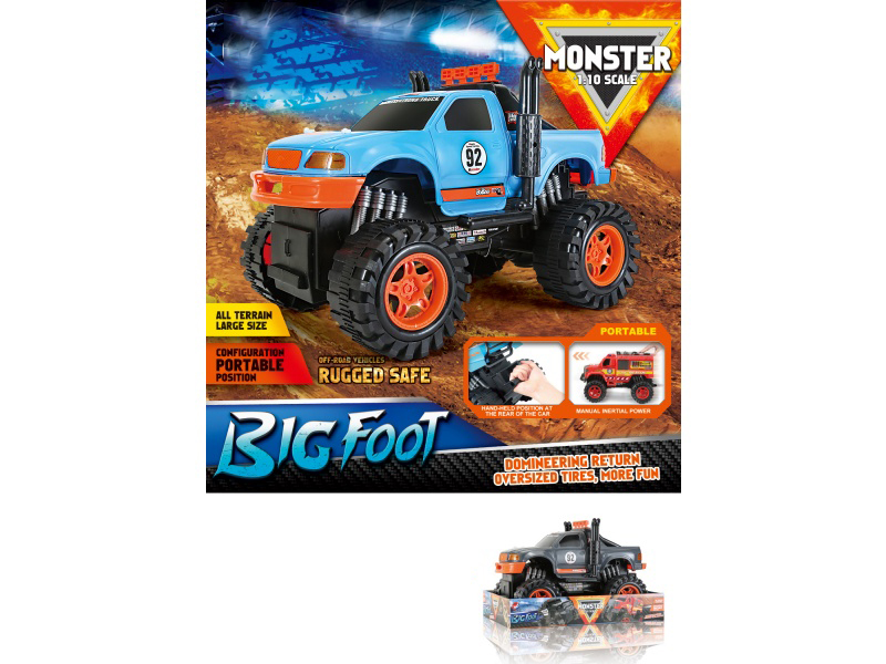 1:10 Fire Wheel Pickup Truck Inertia Vehicle