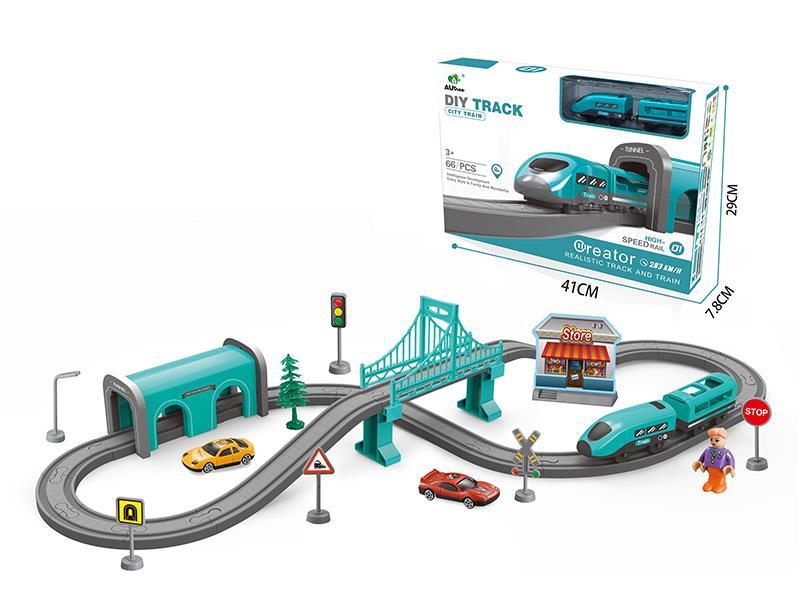 B/O City Rail Train  66PCS