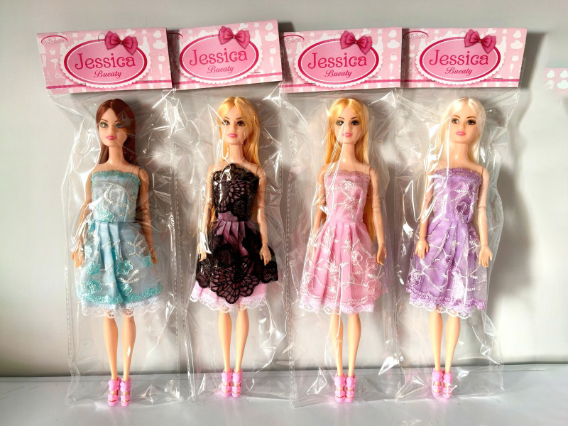 11-Inch 9-Joint Big-Foot Barbie Doll