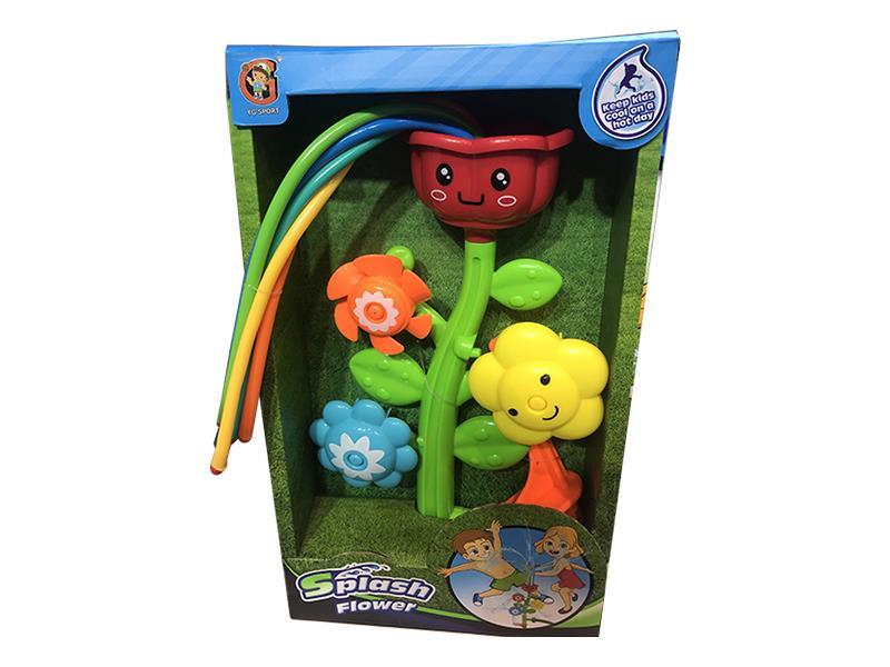 Spray Water Colorful Sunflower