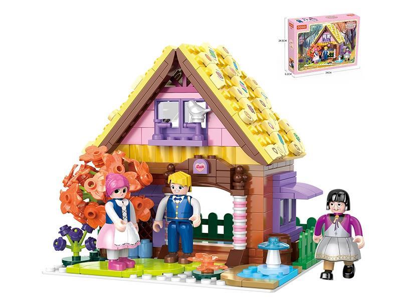 Hansel And Gretel Small Particle Building Blocks 484pcs
