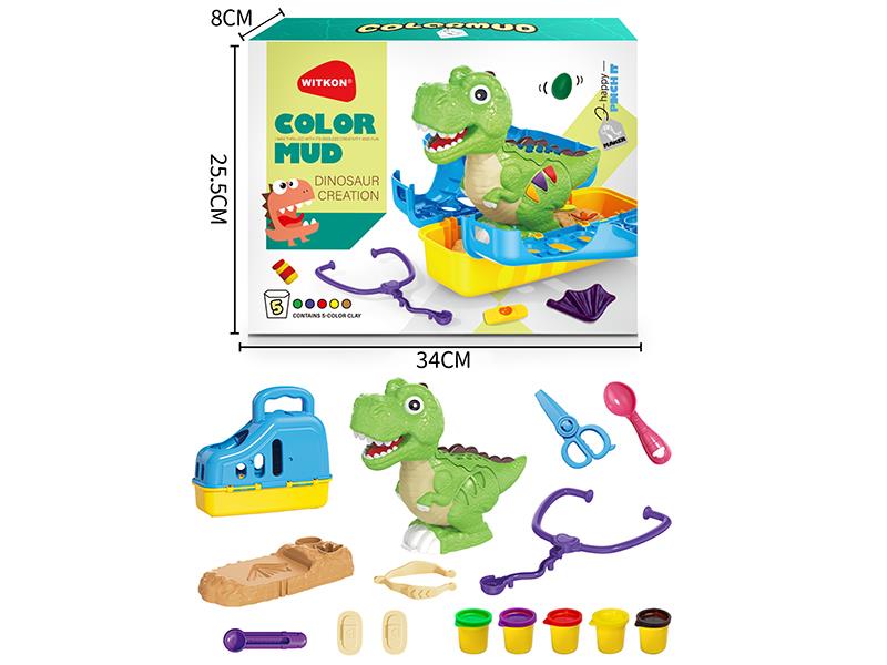 Color Clay Dinosaur Creation Toy