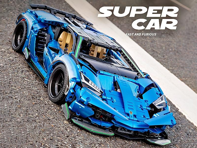 Car Model Building Blocks 1922PCS