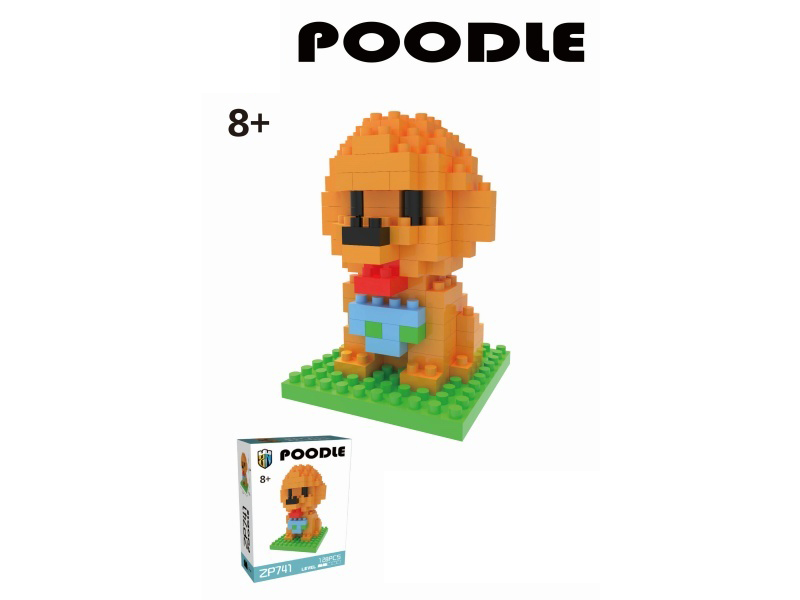 Teddy Dog Building Blocks Dog Series 128 PCS