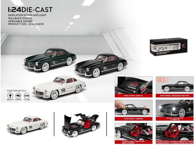 1:24 Mercedes-Benz Classic Car 300Sl