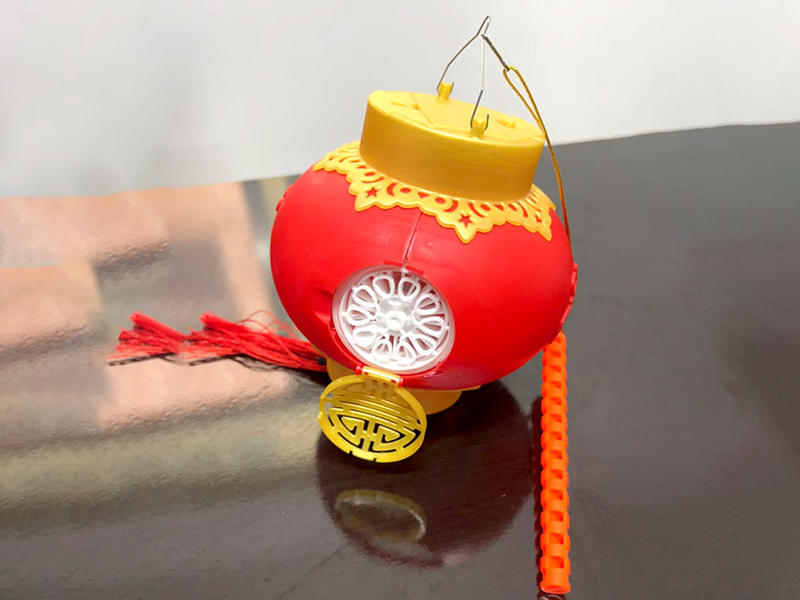 10-Hole New Year Lantern Bubble Machine Fireworks Bubble Machine Spring Festival Lantern Festival Gift Battery Version