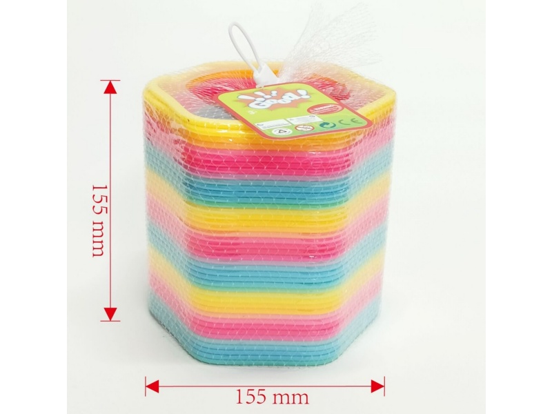 Rainbow Circle Taiwan Color 6 Corner Shape