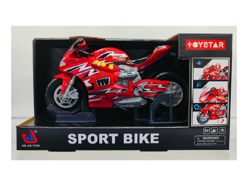 1:14 Large Motorcycle (Sound, Light, Multi-Functional)