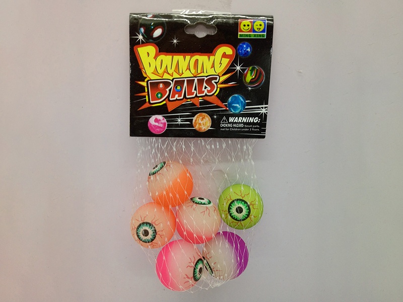Eye Bouncy Balls 6pcs