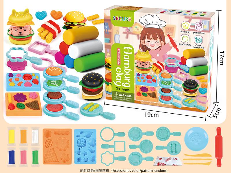 Hanburger Play Dough Set 22pcs