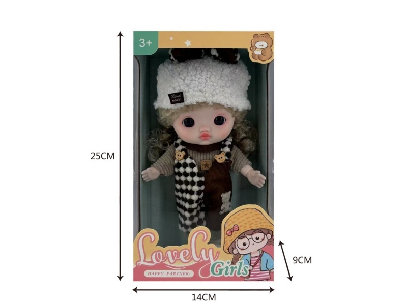 22Cm 3D Real Eye Fun Doll
