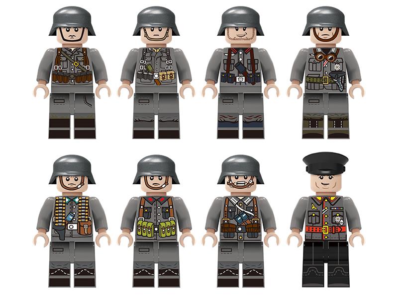 German Soldiers Building Blocks