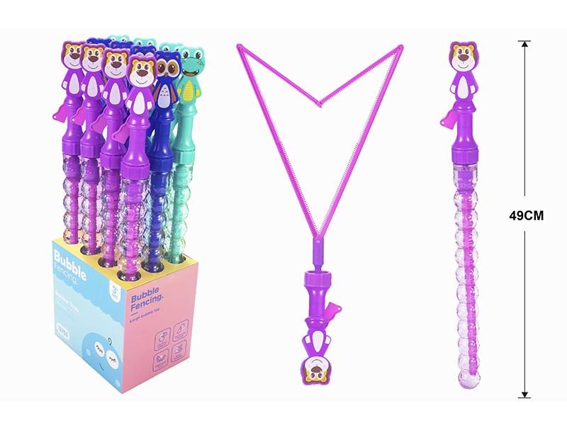 Animal Western Sword Bubble Stick 12PCS