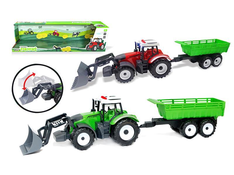 Friction Farmer's Cart With Light And Sound