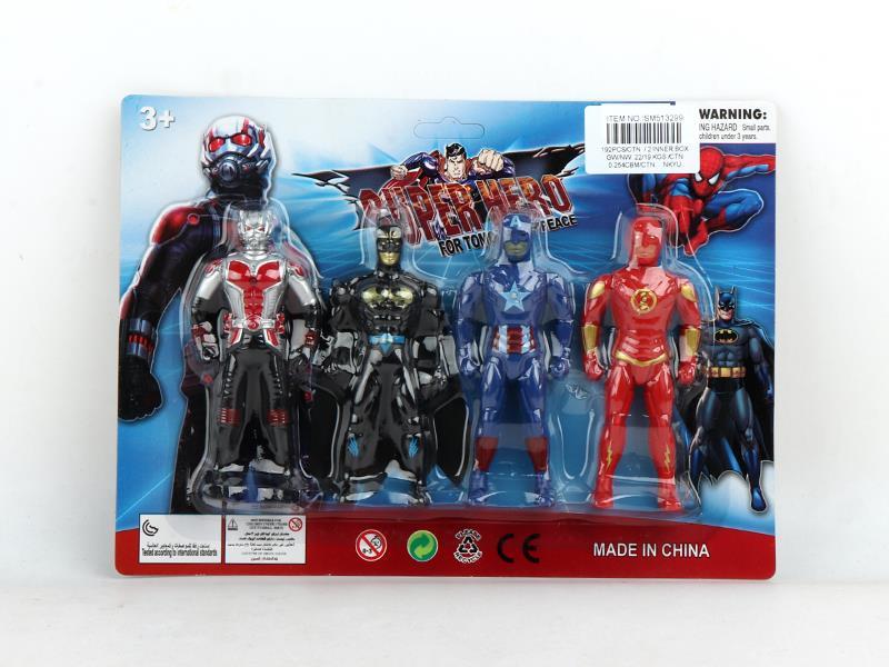 4Pcs Heroes Toy With Light