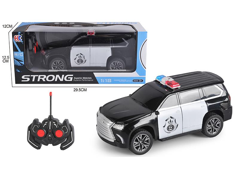 1:18 Lexus 570 4-Channel Remote Control Police Car