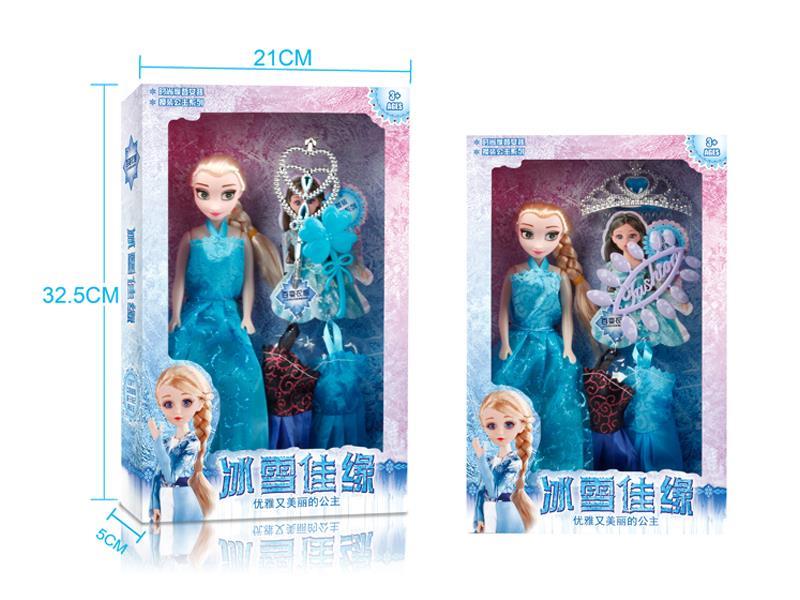 11.5-Inch Empty Body Ice And Snow Princess Series
