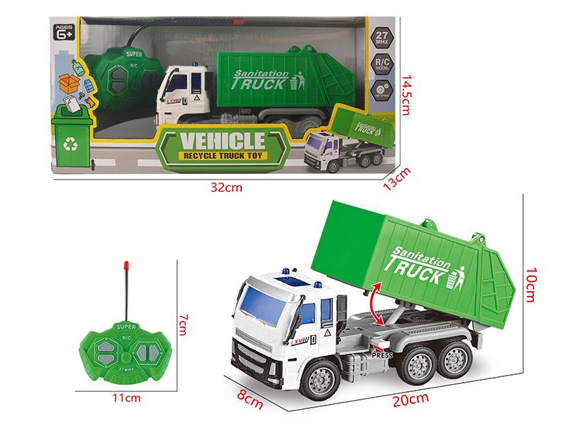 4-Channel Remote Control Sanitation Transport Vehicle