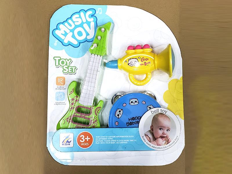 Three Piece Set (Bass Guitar + Tambourine + Horn)