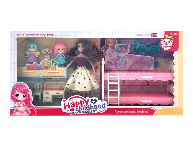 11 Inch Big Foot Doll Princess Room