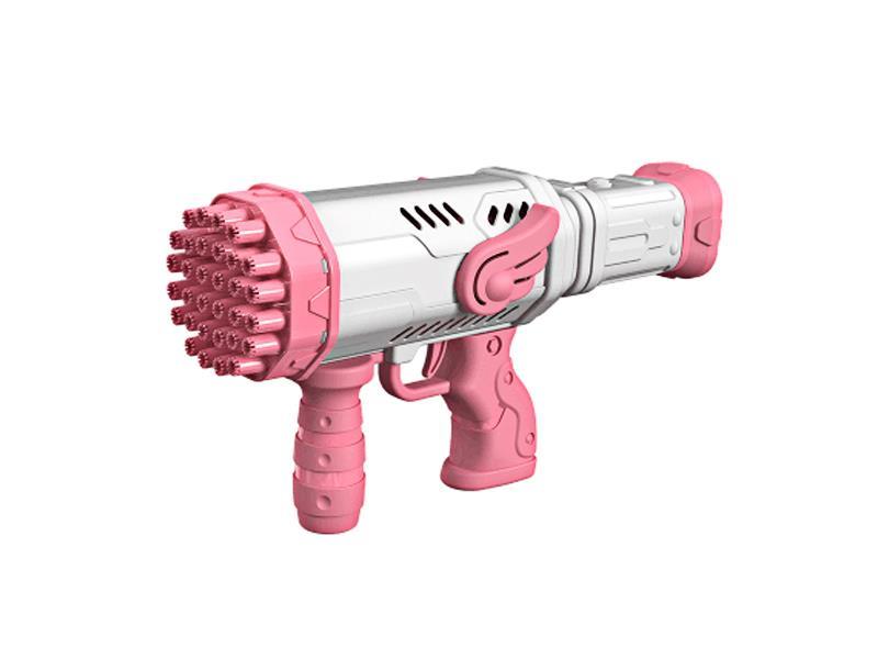32 Hole Pink Angel Bubble Machine
