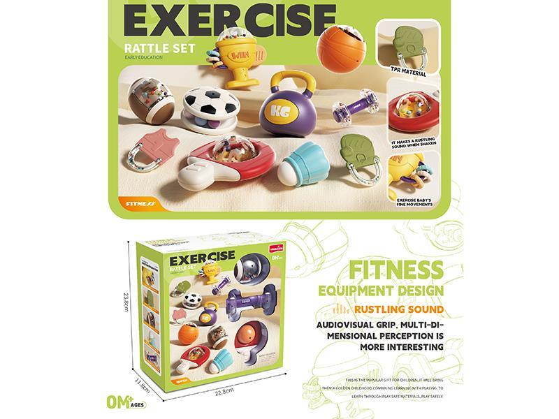A Set Of 10 Water Boiling Rattle Pieces