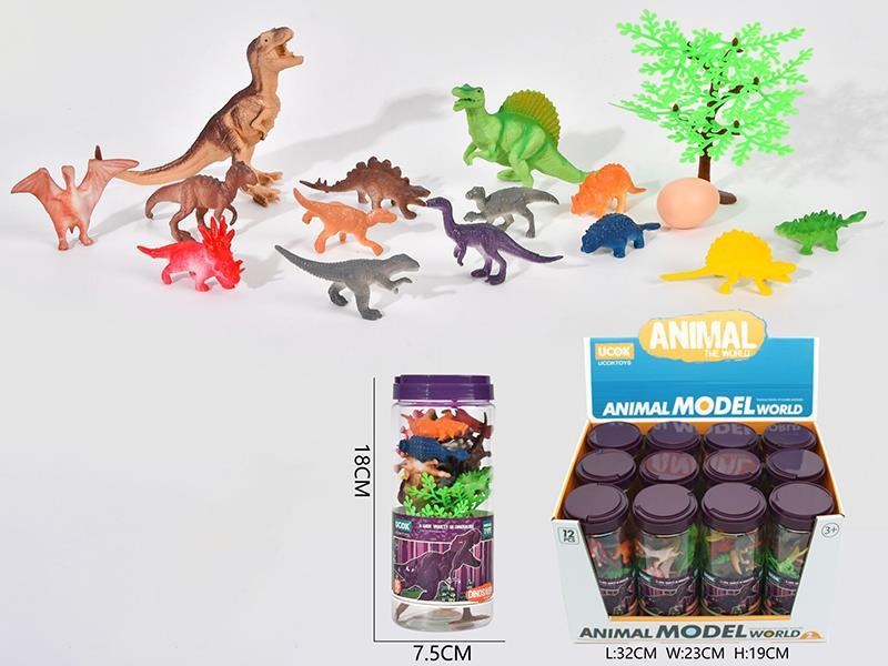 Dinosaur Set 16pcs(12 Can Packing)