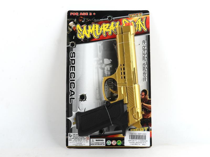 Spray-Painted Golden Flint Gun Toy