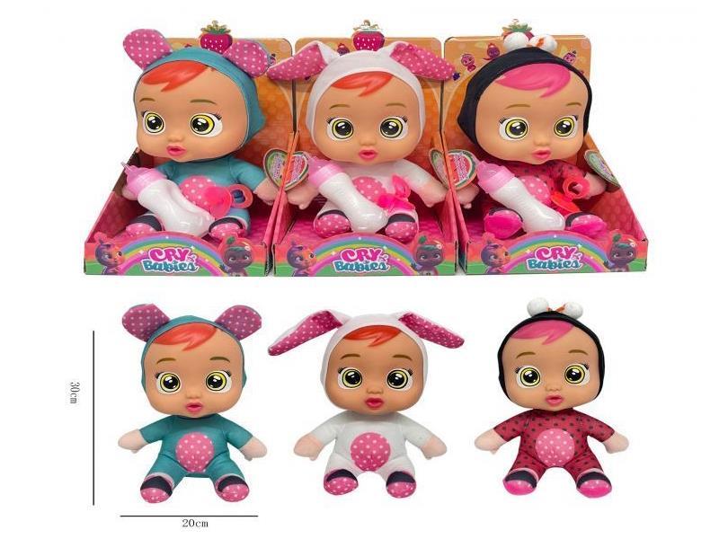10 Inch Cotton Body Vinyl Ic Crying Doll