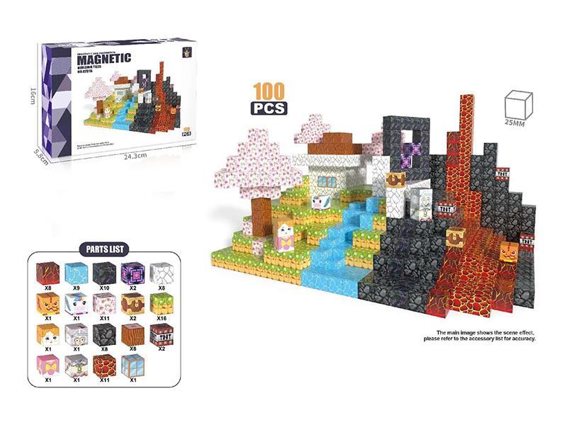 2.5cm My World Magnetic Cube 100pcs