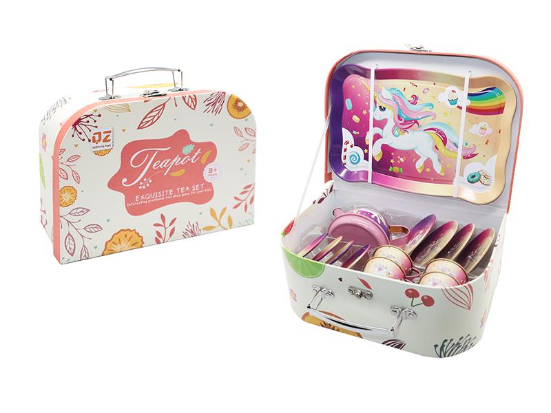 Tinplate Tea Set - Unicorn