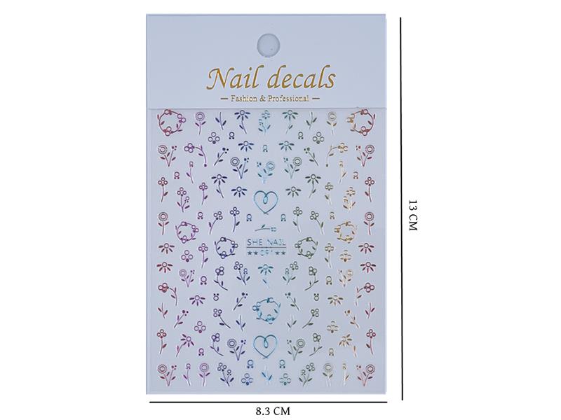 3D Laser Nail Stickers