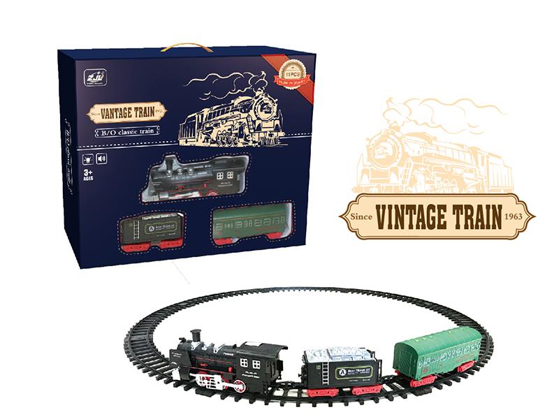Retro Rail Train(Light + Sound)