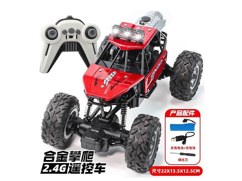 2.4G Alloy Shock-Absorbing Climbing Vehicle [Flame Red][Spray Model]