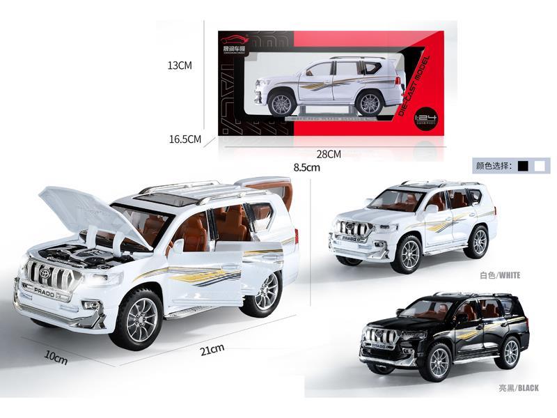 1:24 Toyota Prado Alloy Car Model