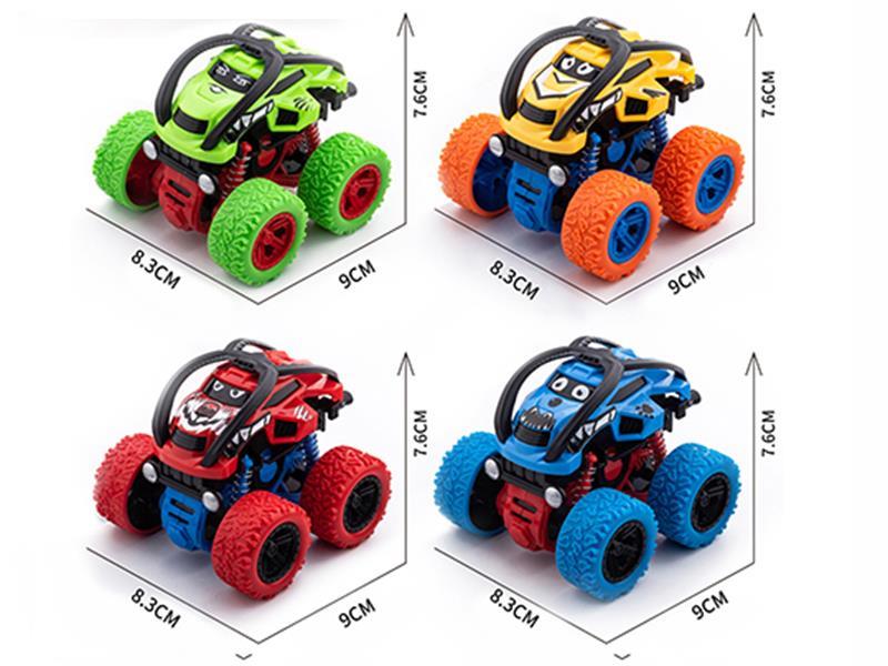 Double Friction Stunt Cartoon Cross Country Car