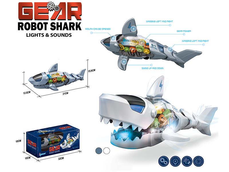 B/O Gear Megalodon With Lights And Music