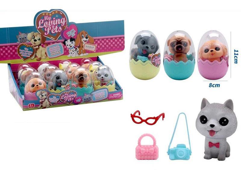 Pet Dog With Camera,Glasses, Handbag 12PCS