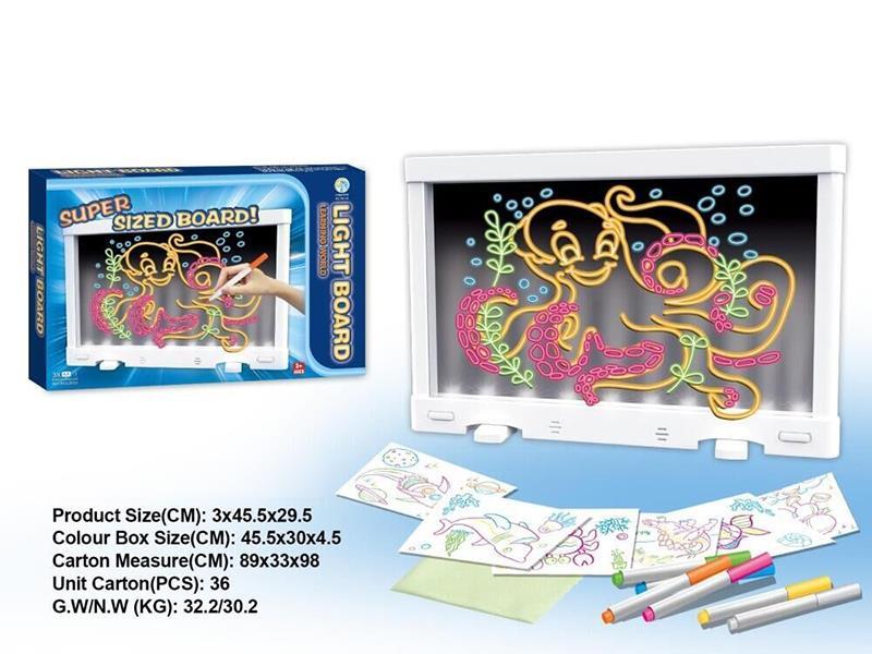 Fluorescence Drawing Board