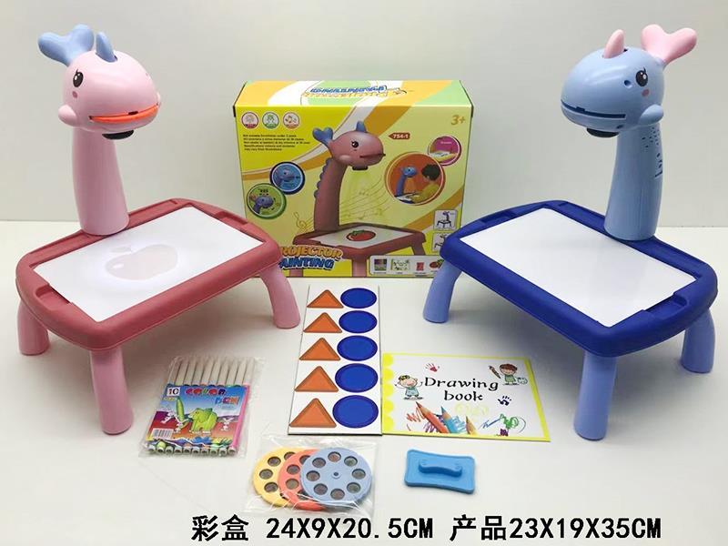 Shark Projection Painting Table With Lights