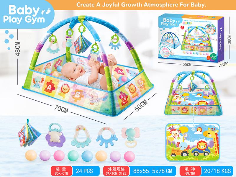 Baby Fence Fitness Blanket Crawling Mat(Green)