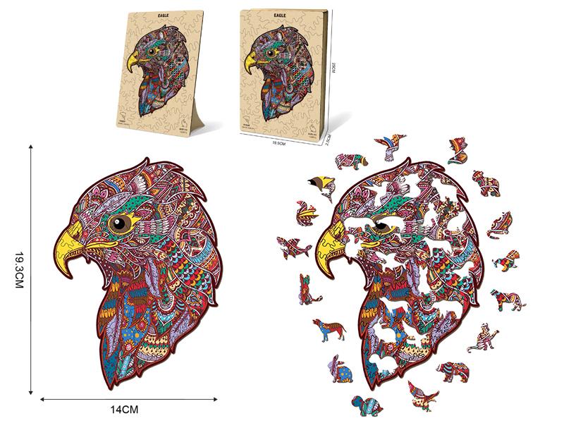 100pcs Wooden Puzzle - Eagle