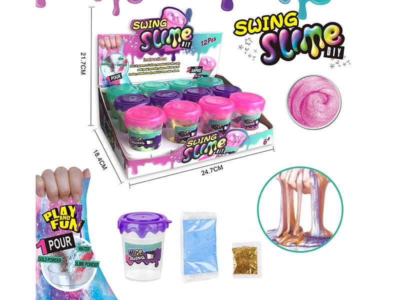 DIY Glitter Slime 12PCS
