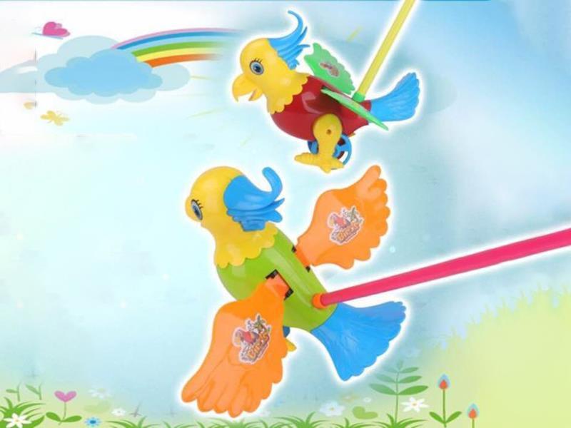 Hand Push Parrot Toys