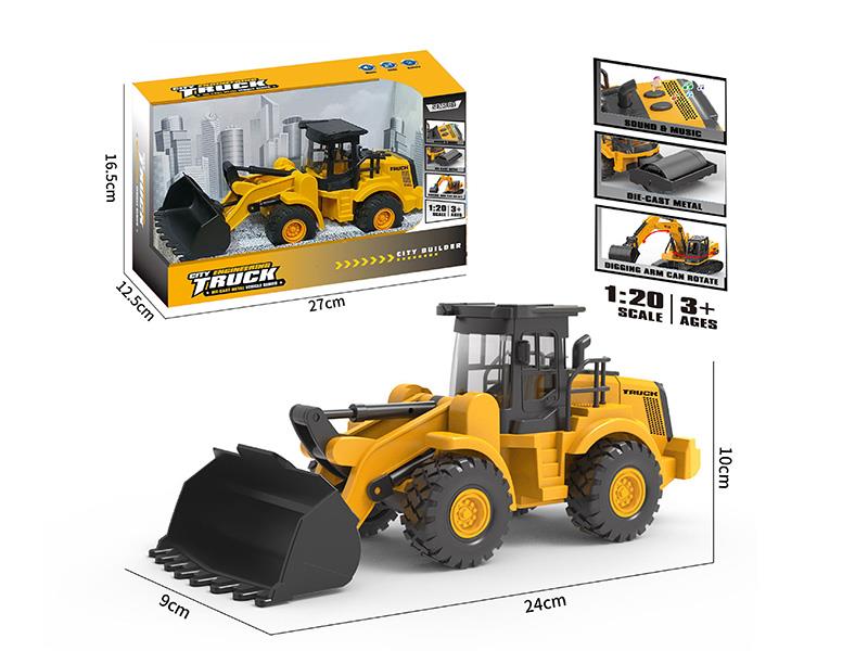 Friction Plastic Bulldozer