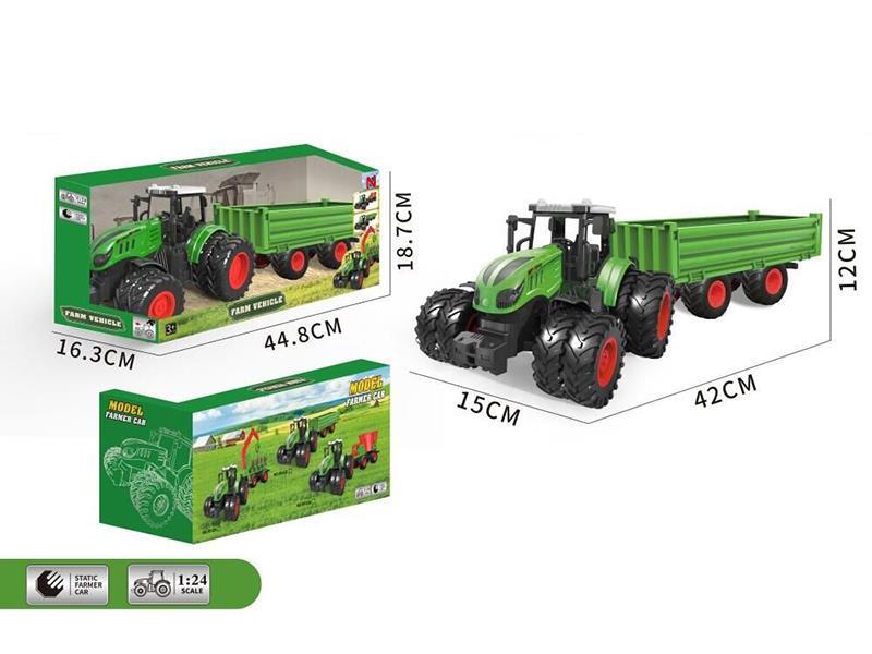 Slide 8-Wheel Farm Transport Vehicle