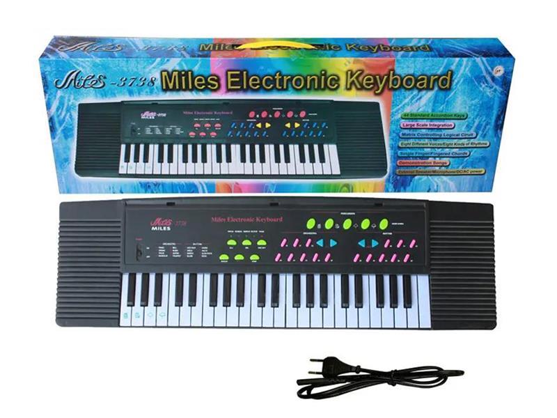 44 Key Electronic Keyboard Black