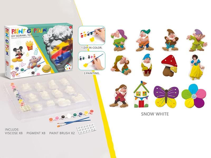 Gypsum DIY Coloring(Snow White)