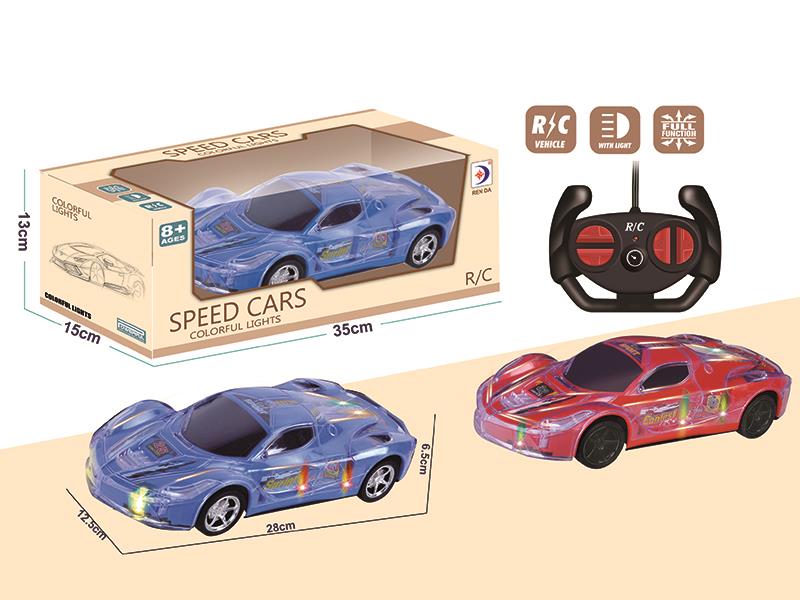 4-Channel Remote Control Car With Colorful Lights And Music